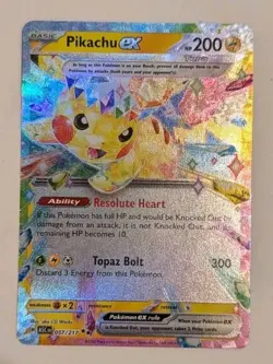 Pikachu ex 057/217 Pokemon Card - Image 3