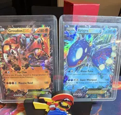 Pokemon Groudon EX Kyogre EX Holo Lot 2x Nintendo XY Primal Clash English 2015 - Image 1