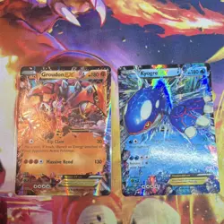 Pokemon Groudon EX Kyogre EX Holo Lot 2x Nintendo XY Primal Clash English 2015 - Image 5