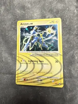 2009 Pokemon Platinum Arceus Lightning Turn AR6 Holo Rare Vintage NM - Image 1