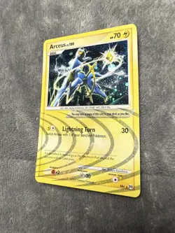 2009 Pokemon Platinum Arceus Lightning Turn AR6 Holo Rare Vintage NM - Image 2