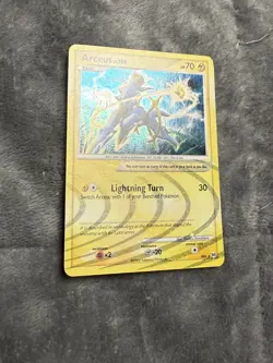 2009 Pokemon Platinum Arceus Lightning Turn AR6 Holo Rare Vintage NM - Image 3