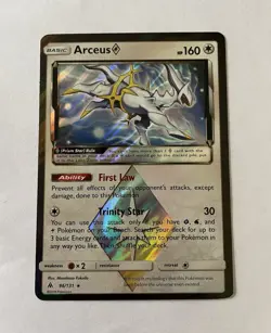 The Pokemon Company Arceus Prism Star 160 HP Sm-Forbidden Light Holo 96/131 - Image 1