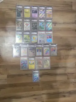 26 Pokemon CGC & PSA Graded Card Lot - 8.5 to 7 Bulk Slabs Modern Sets - Image 1