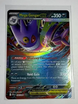 Pokemon Mega Gengar ex 056/094 Me02: Phantasmal Flames Holo Pre Owned Excellent - Image 1