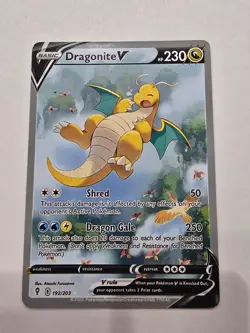 Dragonite V Alternate Art 192/203 HP 230 Evolving Skies Near Mint Pokemon TCG - Image 1