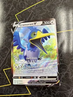 Pokemon TCG Cramorant V Shining Fates 054/072 Holo Ultra Rare - Image 1