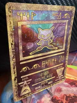 Ancient Mew Pokemon New Movie Promo Holo Foil 2000 - Image 3