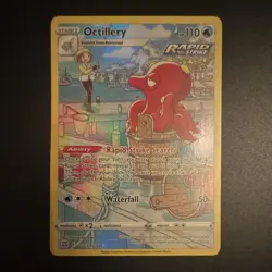 Pokemon TCG Octillery TG03/TG30 Brilliant Stars TG Holo Rapid Strike 110HP ENG - Image 1