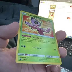 Pokemon TCG: Shining Celebi SM79 Holo Promo English 70 HP Leaf Step (30) - Image 3