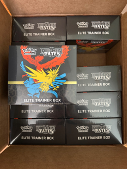 Pokemon Hidden Fates Elite Trainer Box Case Opened 10 ETBs - Image 1