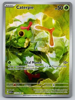 Caterpie 172/165 Holo Illustration Rare 151 Pokemon Near Mint - Image 1