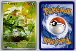 Caterpie 172/165 Holo Illustration Rare 151 Pokemon Near Mint - Image 3