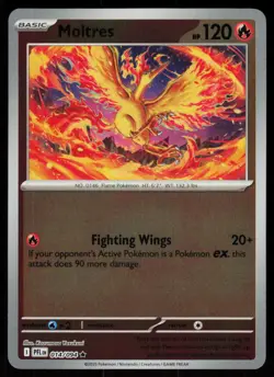 Moltres 014/094 Rare Phantasmal Flames Pokemon Reverse Holo Near Mint - Image 1