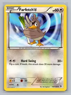Farfetch'd 107/149 Uncommon Boundaries Crossed Pokemon Lightly Played - Image 1