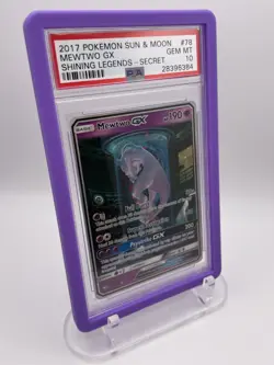 2017 Pokemon Sun & Moon Shining Legends #78 Mewtwo GX PSA 10 - Image 3