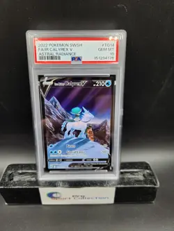 2022 Pokemon Sword & Shield Astral Radiance CHR Ice Rider Calyrex V #TG14 PSA 10 - Image 1