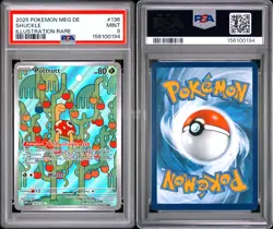 Shuckle Illustration Rare #136/132 PSA 9 Mint Mega Evolution Pokemon German 2025 - Image 1