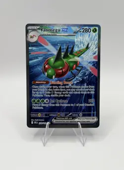 Pokemon TCG Destined Rivals Yanmega EX Holo Special Illustration Rare 228/182 - Image 1