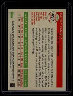 2025 Topps Chrome Platinum #497 Hanley Ramirez Gold Wave Refractors #/50 - Image 2