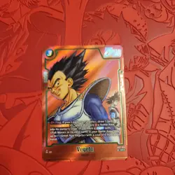 Vegeta SB01-025 Alternate Art Dragon Ball Fusion World Manga Booster - Image 1