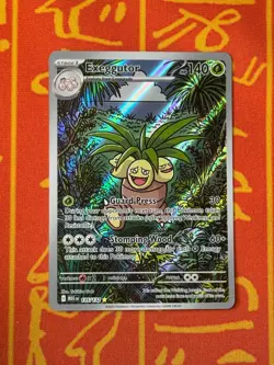 POKEMON TCG EXEGGUTOR 135/132 HOLO ILLUSTRATION RARE NM MEGA EVOLUTION - Image 1
