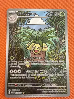 Pokemon TCG Exeggutor 135/132 Illustration Rare Mega Evolution - Image 1