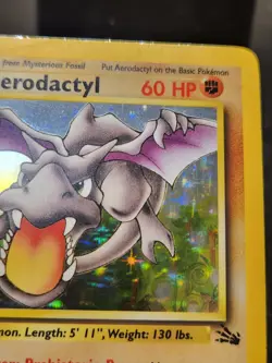 Pokemon Card - Aerodactyl Fossil 1/62 Holo Rare Tcg Trade Collect Game Play - Image 2