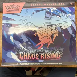 Pokemon Mega Evolution—Chaos Rising Elite Trainer Box 40 Cards English - Image 1