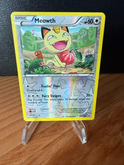 Pokemon Card - XY: Roaring Skies 67/108 - MEOWTH (reverse holo) - NM/M - Image 1