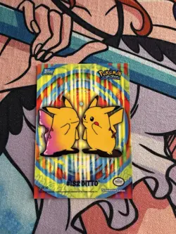 Pokemon Topps 2000 TV Animation Series 2 Stick-Ons #132 Ditto Card 5 of 10 - Image 1