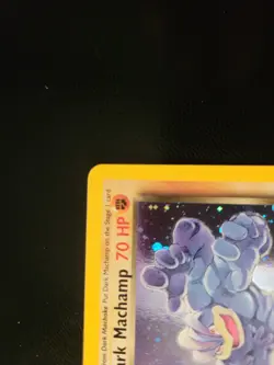Pokemon Dark Machamp Holo Rare TCG Card 10/82 - Image 3