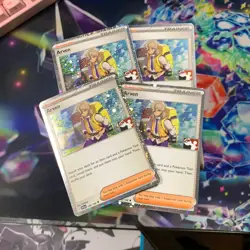 4 Arven 166/198 PLAYSET HOLO Play Stamp Prize Pack - NM Pokemon Card - Image 1