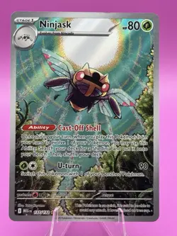 Pokemon TCG Ninjask Holo Illustration Card 137/132 Me01: Mega Evolution Rare - Image 1