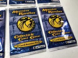 Monster Rancher CCG Collectible Card Game Sealed Booster Pack Lot Of 8 Artbox - Image 5