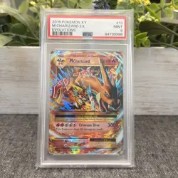 2016 POKEMON XY EVOLUTIONS #13 M CHARIZARD EX PSA 9 - Image 1