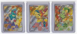 Pokemon First Partner Series 2 - Johto Starter Set Chikorita Cyndaquil Totodile - Image 1