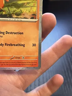Charmander 004/165 SV151 Holo Rare Basic 70HP Fire Pokemon TCG - Image 2