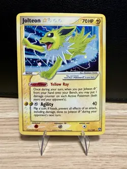2007 POKEMON JOLTEON HOLO GOLD STAR EX POWER KEEPERS#101 - Image 1