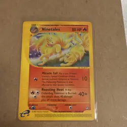 Pokemon Aquapolis Ninetales 025/147 Rare Regular 80HP Eng 2002 - Image 1