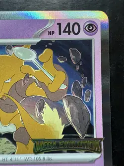 Pokemon Alakazam Prerelease Promo 003 Stamped Mega Evolution (NM) - Image 3