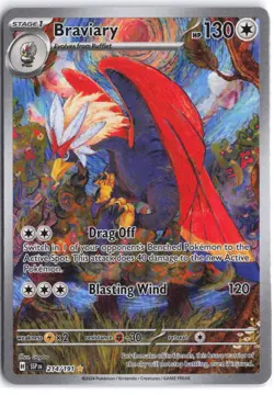 Braviary 214/191 Illustration Rare Surging Sparks Pokemon NM - Image 1