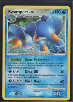 Swampert 12/147 Holo Rare Supreme Victors Pokemon Moderately Played - Image 1