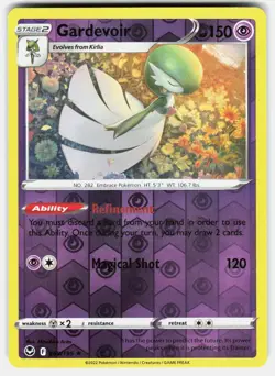 Gardevoir 069/195 Rare Silver Tempest Pokemon Reverse Holo Near Mint - Image 2