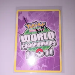 Pokemon TCG Eevee 69/113 World Championship Decks 2005 Autographed ENG - Image 2