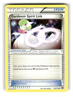 Gardevoir Spirit Link 101/114 Uncommon Steam Siege Pokemon Near Mint - Image 1