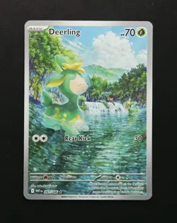 Deerling 091/086 Illustration Rare Holo Sv: White Flare Pokemon NM - Image 1