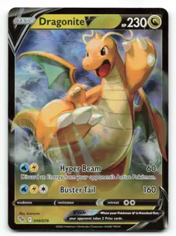 Dragonite V (Pokemon GO, 049/078) NM Holo - Image 1