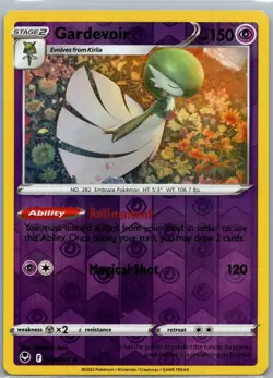 Gardevoir 069/195 Rare Silver Tempest Pokemon Reverse Holo Near Mint - Image 1