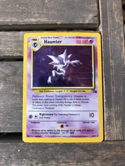 Pokemon TCG Haunter 6/62 Fossil Holo - Image 1